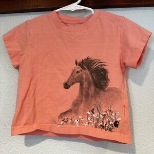 Carhartt Kids Peach Horse Graphic Tee